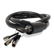 Cable candado flexible, 4 llaves de seguridad (90 cms)