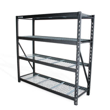 Estante para almacenaje metálico  industrial (77”x24”) 4 repisas, 2.500 kg